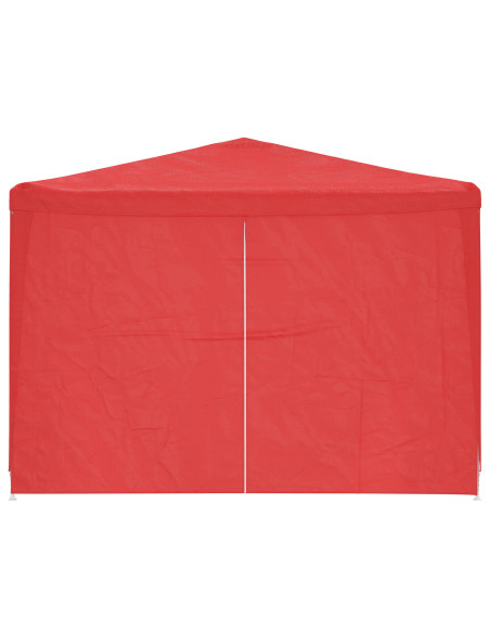 Tenda Party 1200 x 300 x 255 cm Rosso PE e Acciaio