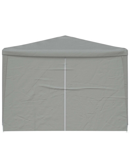 Tenda Party 1200 x 300 x 255 cm Grigio Chiaro PE e Acciaio