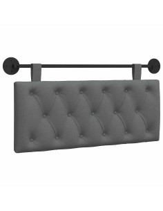 Testata appesa Grigio scuro 110 x 55 x 7 cm Tessuto 2