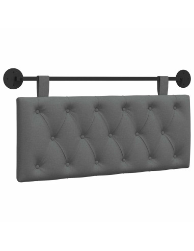Testata appesa Grigio scuro 110 x 55 x 7 cm Tessuto