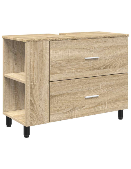 Mobile sotto lavello con cassetto rovere sonoma 80 x 35 x 60 cm