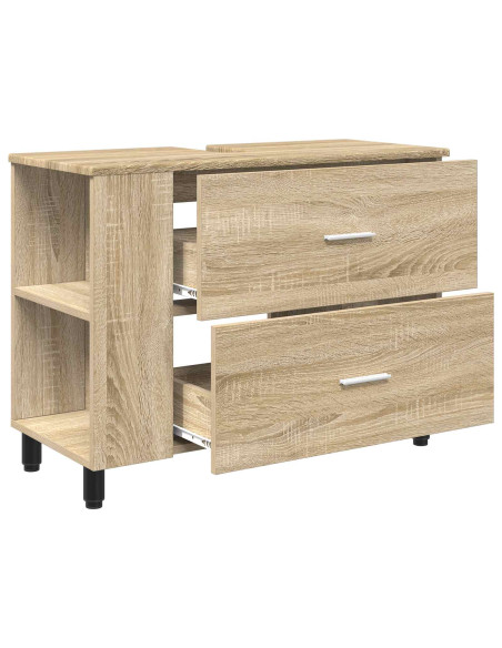 Mobile sotto lavello con cassetto rovere sonoma 80 x 35 x 60 cm