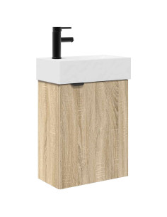 Mobile da Bagno con porta Rovere Sonoma 45,5 x 22,5 x 84 cm 2