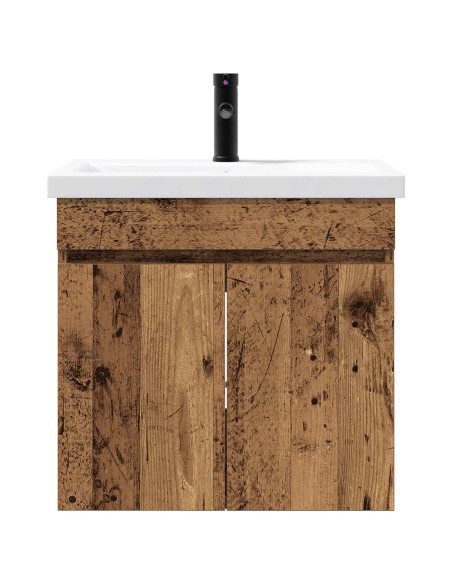 Mobile bagno con lavabo con porta Legno vecchio 61 x 39 x 58 cm