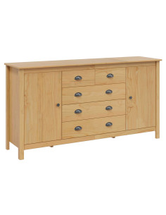 Credenza con cassetto HILL Marrone miele 154 x 40 x 80 cm 2