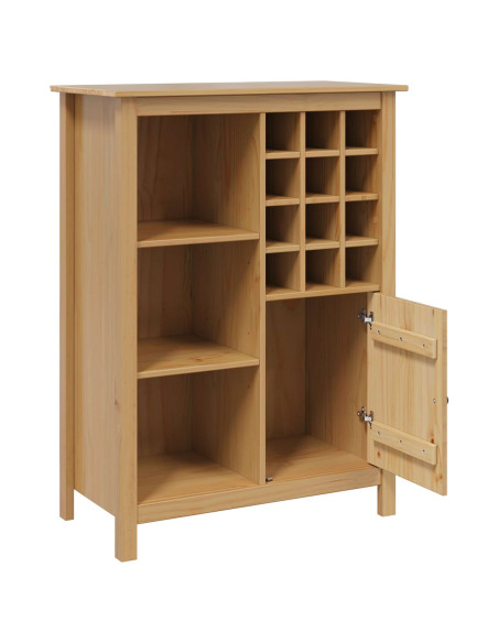 Mobile per vino HILL Marrone miele 79.5 x 40 x 107.5 cm