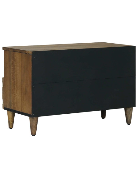 Mobile TV Marrone 70 x 33,5 x 46 cm Legno di mango massello