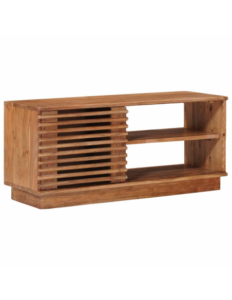 Mobile TV con archiviazione con porta Naturale 90 x 30 x 40 cm