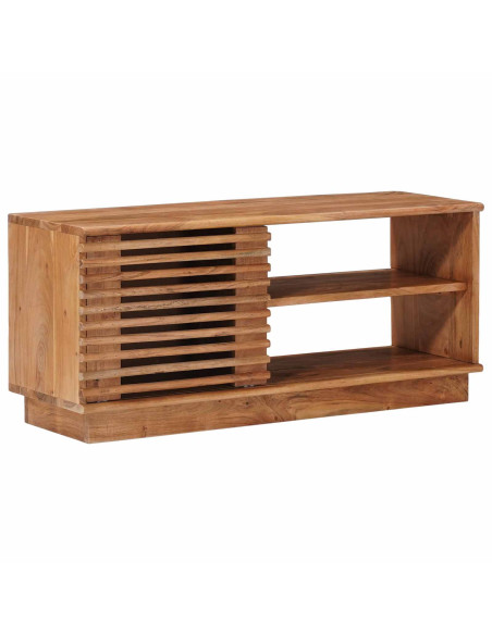 Mobile TV con archiviazione con porta Naturale 90 x 30 x 40 cm
