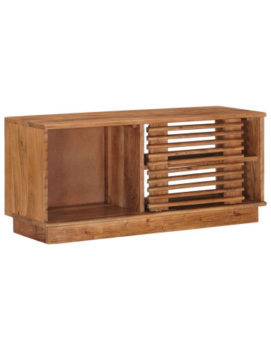 Mobile TV con archiviazione con porta Naturale 90 x 30 x 40 cm