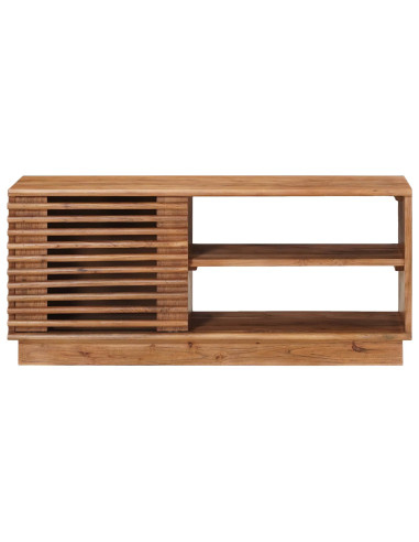 Mobile TV con archiviazione con porta Naturale 90 x 30 x 40 cm
