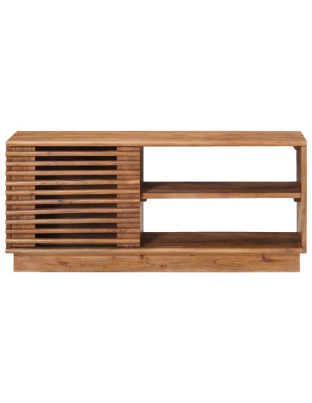 Mobile TV con archiviazione con porta Naturale 90 x 30 x 40 cm