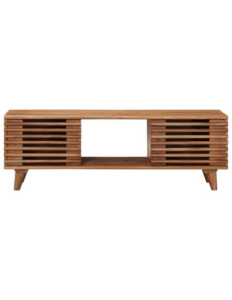 Mobile TV con archiviazione con porta Naturale 105 x 30 x 35 cm