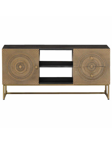 Mobile TV con cassetto con lo scaffale Ottone 105 x 30 x 50 cm