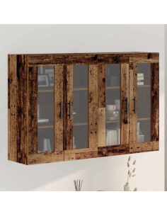 Armadi da Muro 2 pcs Legno vecchio 69,5 x 34 x 90 cm