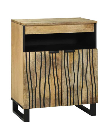 Credenza Marrone 60 x 33 x 75 cm legno massello di mango