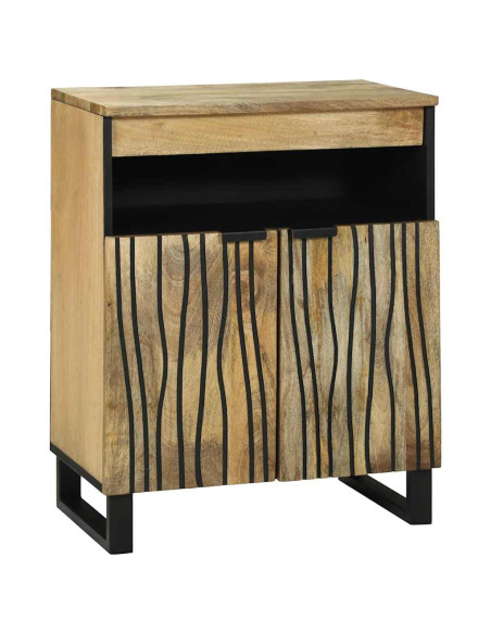 Credenza Marrone 60 x 33 x 75 cm legno massello di mango