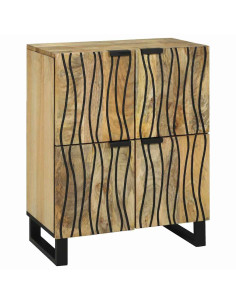 Credenza Marrone 60 x 33 x 75 cm legno massello di mango