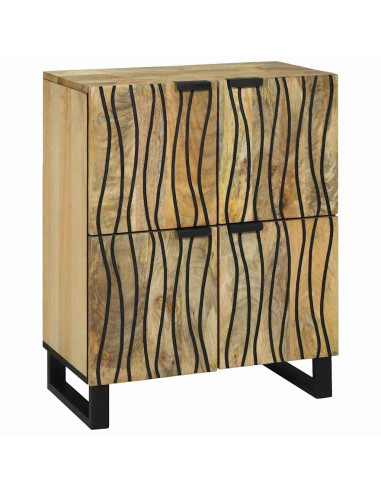 Credenza Marrone 60 x 33 x 75 cm legno massello di mango