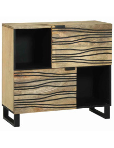 Credenza Marrone 80 x 33 x 75 cm legno massello di mango