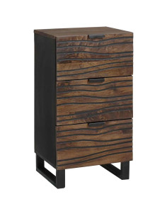 Credenza Marrone 40 x 33 x 75 cm legno massello di mango