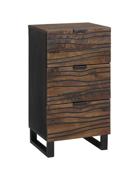 Credenza Marrone 40 x 33 x 75 cm legno massello di mango