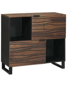 Credenza Marrone 80 x 33 x 75 cm legno massello di mango