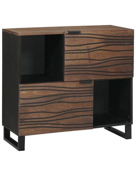 Credenza Marrone 80 x 33 x 75 cm legno massello di mango