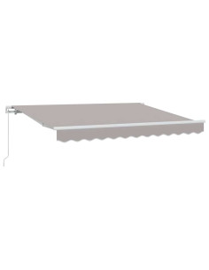 Tenda Retrattile Grigio chiaro 250 x 200 cm Tessuto 2