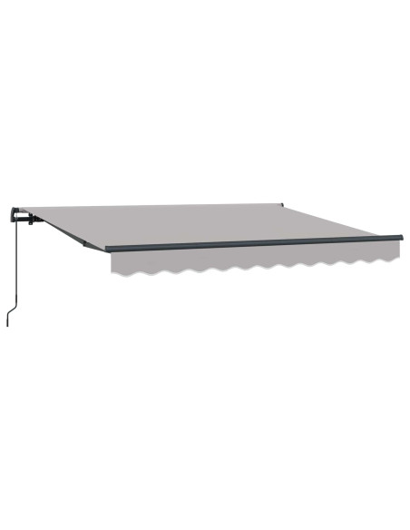Tenda Retrattile Grigio chiaro 250 x 200 cm Tessuto