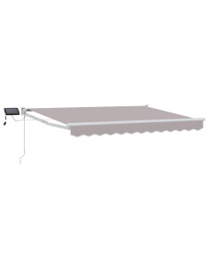Tenda retrattile manuale con LED 2,5 x 2 m 2