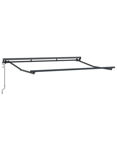 Tettuccio Elettrico Retrattile Blu e Bianco 3,5 x 2 m
