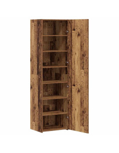 Credenza 2 pcs Legno vecchio 50 x 42,5 x 185 cm 2