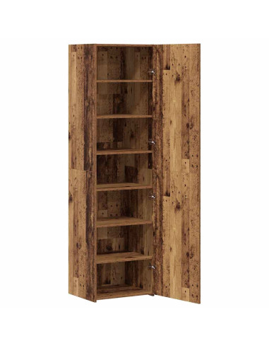 Credenza 2 pcs Legno vecchio 50 x 42,5 x 185 cm