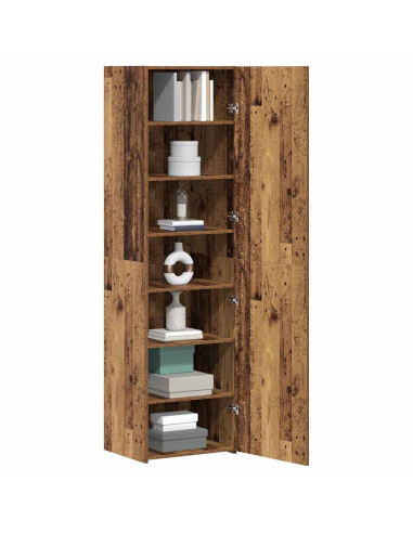 Credenza 2 pcs Legno vecchio 50 x 42,5 x 185 cm