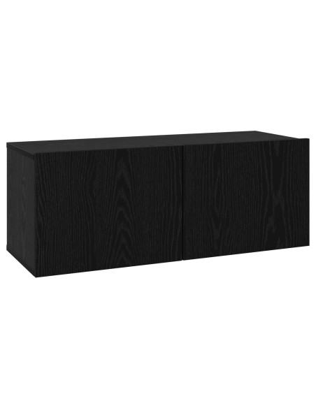 Set mobile TV Montaggio a parete 3 pcs Legno ingegnerizzato