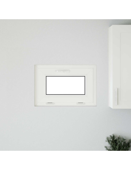 Finestra per Soffitta RISOR 60 x 40 cm PVC e Vetro Bianco