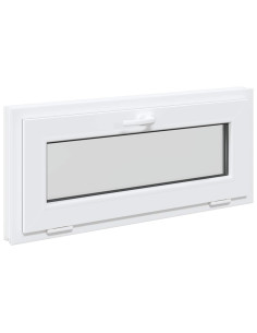 Finestra per Soffitta RISOR 90 x 40 cm PVC e Vetro Bianco 2