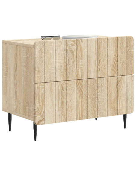 Armadio da Notte con cassetto Rovere Sonoma 62 x 34,5 x 49,5 cm