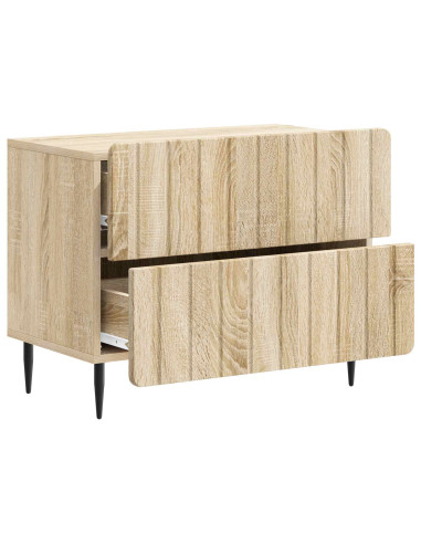 Armadio da Notte con cassetto Rovere Sonoma 62 x 34,5 x 49,5 cm
