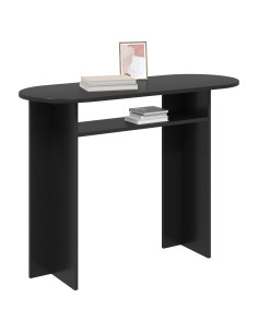 Tavolo consolle Rovere Nero 100 x 39,5 x 75 cm 2