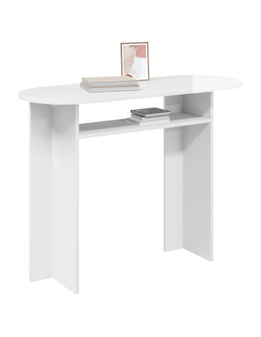 Tavolo consolle Bianco Lucido 100 x 39,5 x 75 cm
