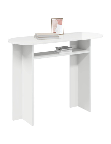 Tavolo consolle Bianco Lucido 100 x 39,5 x 75 cm