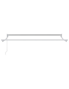 Telaio per tende da sole retrattile manuale Bianco 2,5 x 2 m 2