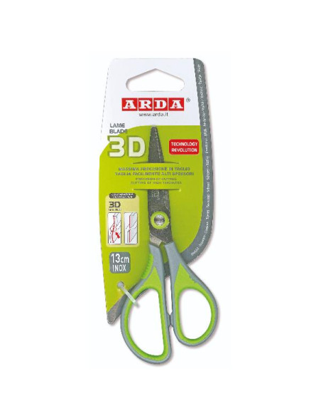 FORBICE 3D  13 CM. IN BLISTER