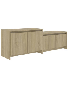 Mobile TV Rovere Sonoma 146,5x35x50 cm in Truciolato