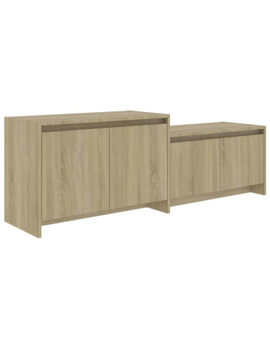 Mobile TV Rovere Sonoma 146,5x35x50 cm in Truciolato