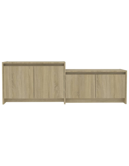 Mobile TV Rovere Sonoma 146,5x35x50 cm in Truciolato