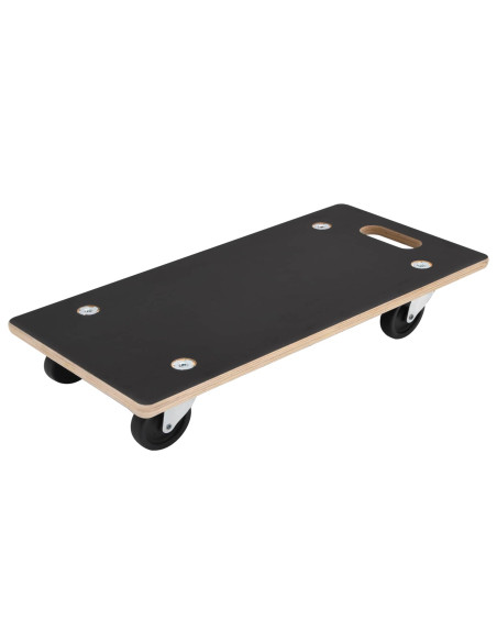 Carrello di Trasporto 6 pcs Grigio Legno compensato