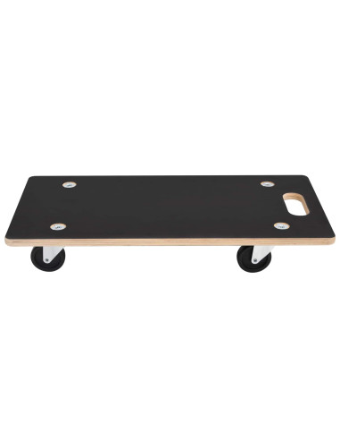 Carrello di Trasporto 6 pcs Grigio Legno compensato